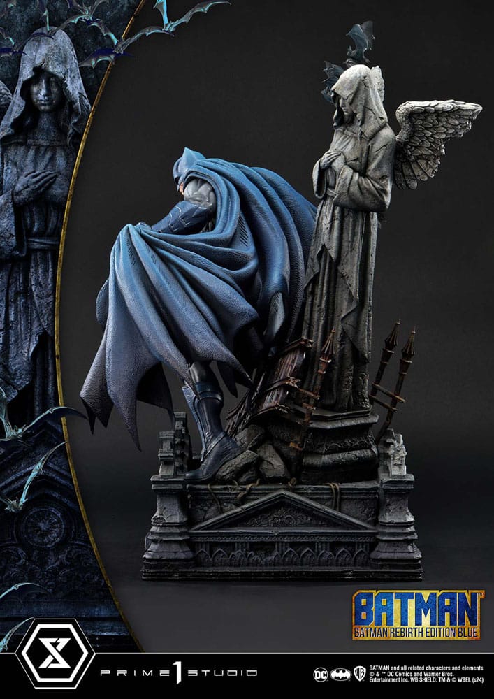 Batman Ultimate Premium Masterline Series Statue 1/4 Batman Rebirth Edition Blue Deluxe Version 71 cm 4580708049823