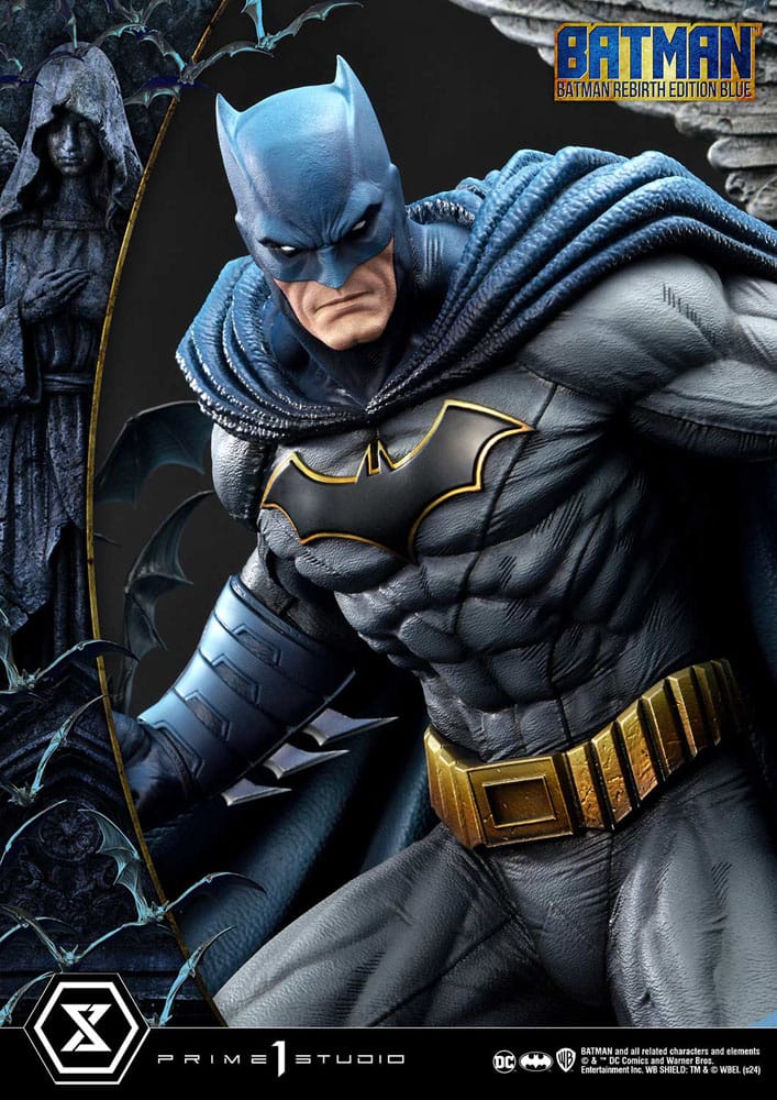 Batman Ultimate Premium Masterline Series Statue 1/4 Batman Rebirth Edition Blue Deluxe Version 71 cm 4580708049823