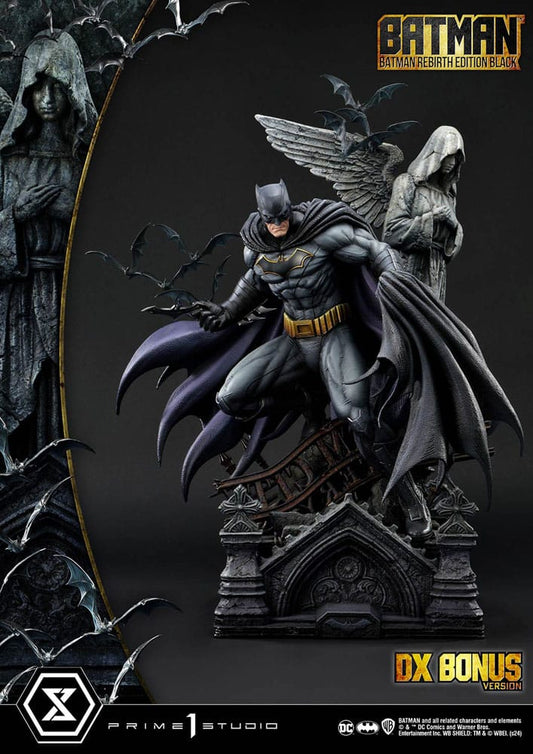 Batman Ultimate Premium Masterline Series Statue 1/4 Batman Rebirth Edition Black Deluxe Bonus Version 71 cm 4580708049809