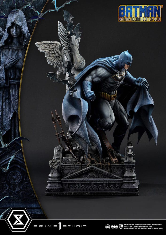 Batman Ultimate Premium Masterline Series Statue 1/4 Batman Rebirth Edition Blue 71 cm 4580708049816