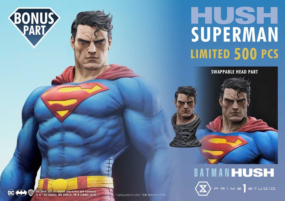 DC Comics Premium Masterline Series Statue 1/4 Batman: Hush (Comic) Superman Bonus Version 77 cm 4582647120090