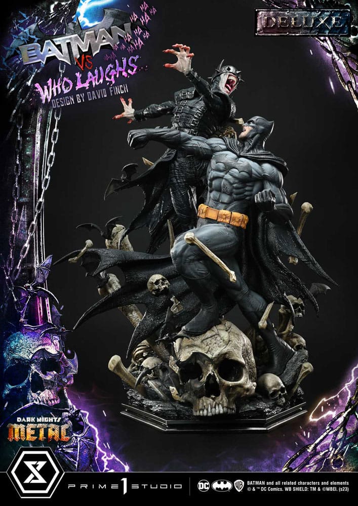 Dark Nights: Metal Ultimate Premium Masterline Series Statue 1/4 Batman VS Batman Who Laughs Deluxe Version 67 cm 4580708048734