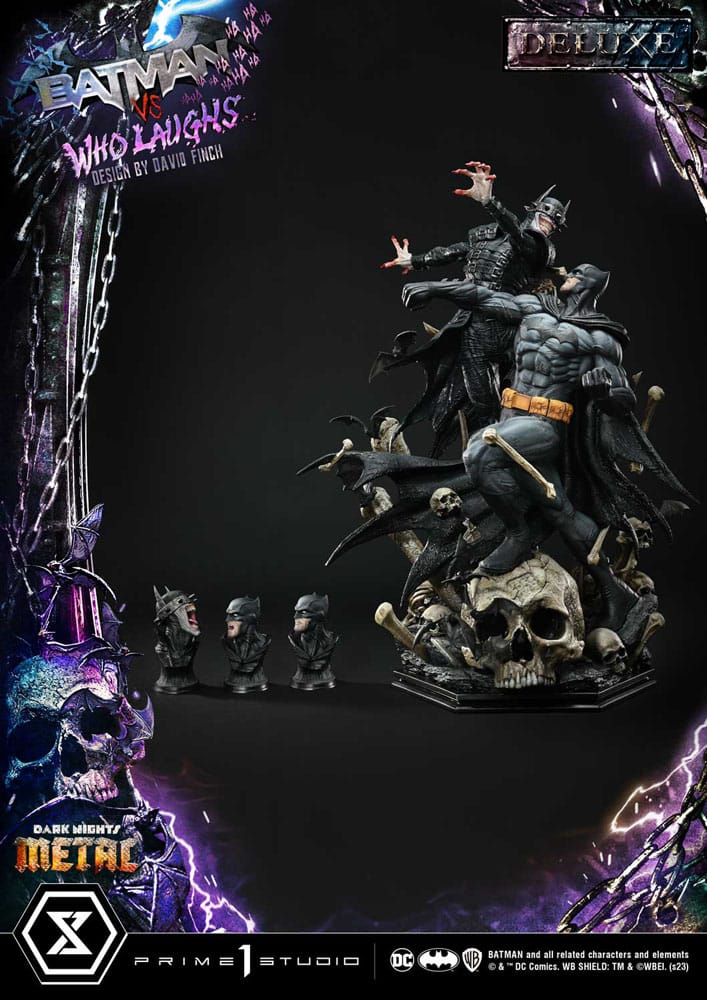 Dark Nights: Metal Ultimate Premium Masterline Series Statue 1/4 Batman VS Batman Who Laughs Deluxe Version 67 cm 4580708048734