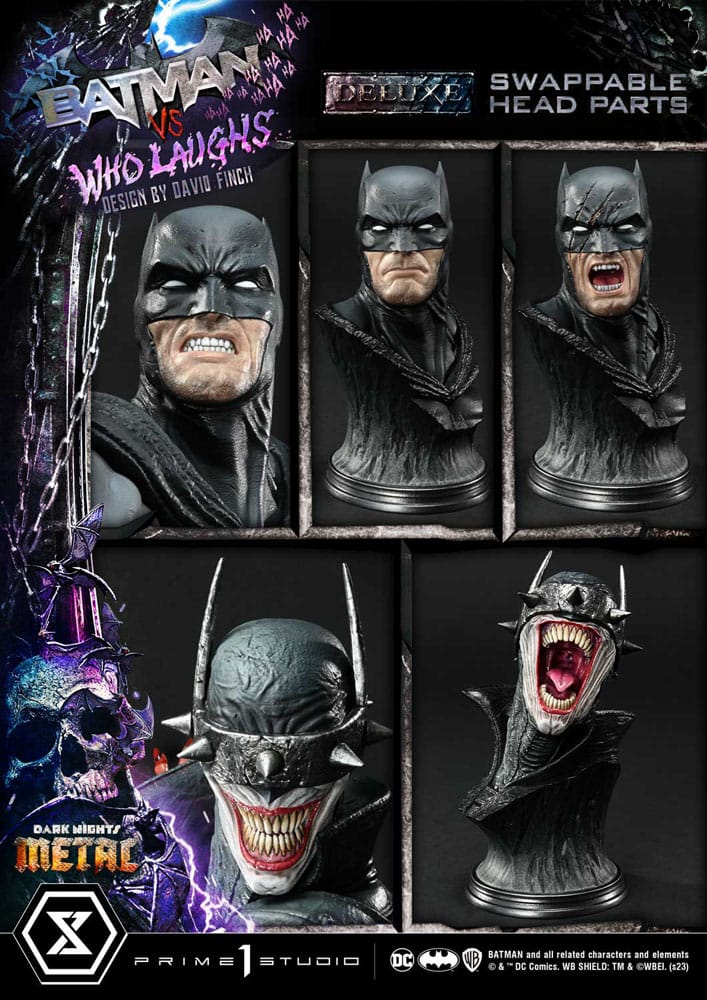 Dark Nights: Metal Ultimate Premium Masterline Series Statue 1/4 Batman VS Batman Who Laughs Deluxe Version 67 cm 4580708048734