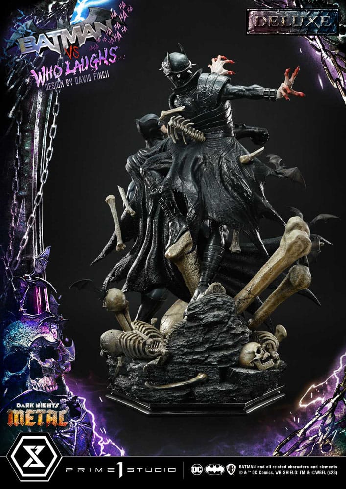 Dark Nights: Metal Ultimate Premium Masterline Series Statue 1/4 Batman VS Batman Who Laughs Deluxe Version 67 cm 4580708048734