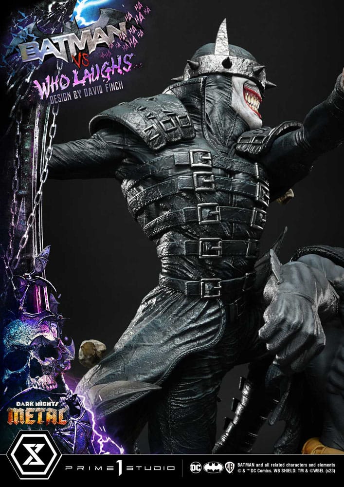 Dark Nights: Metal Ultimate Premium Masterline Series Statue 1/4 Batman VS Batman Who Laughs Deluxe Version 67 cm 4580708048734