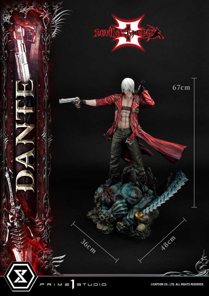 Devil May Cry 3 Ultimate Premium Masterline Series Statue 1/4 Dante Deluxe Bonus Version 67 cm 4580708047263