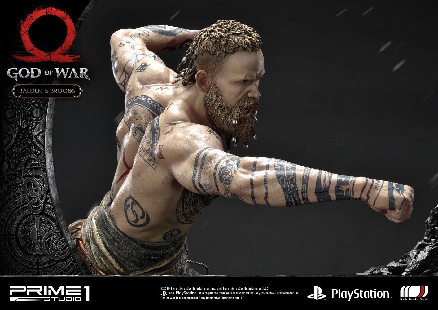 God of War (2018) Statue Baldur & Broods 62 cm 4562471902468