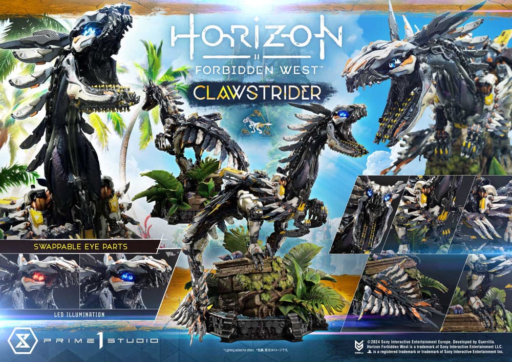 Horizon Forbidden West Ultimate Premium Masterline Series Statue 1/4 Clawstrider Bonus Version 68 cm 4580708049472