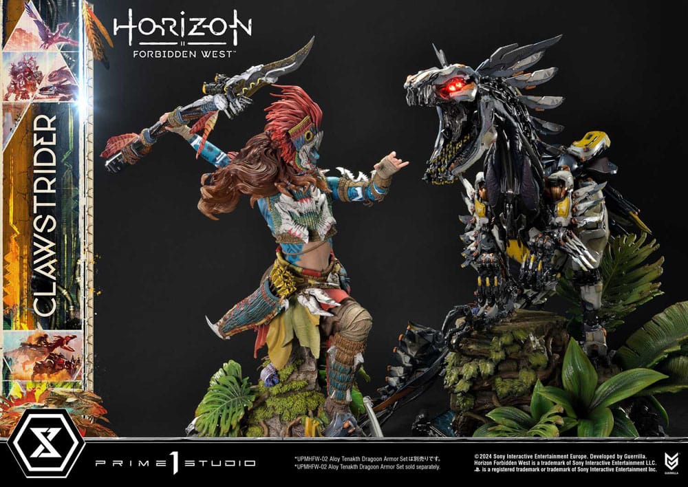 Horizon Forbidden West Ultimate Premium Masterline Series Statue 1/4 Clawstrider Bonus Version 68 cm 4580708049472