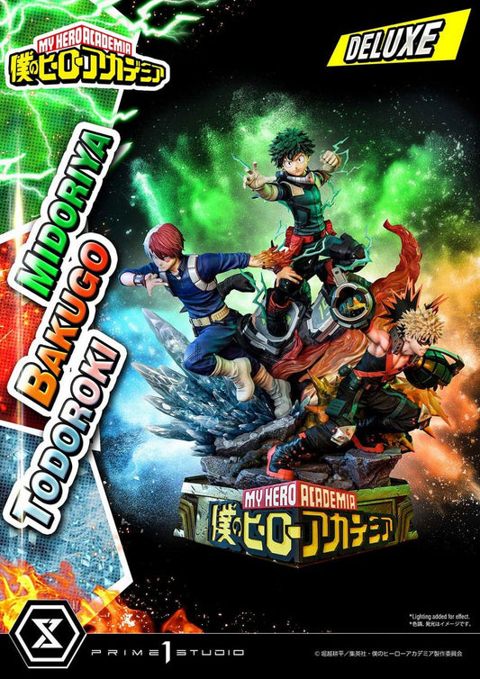 My Hero Academia: Deluxe Midoriya with Bakugo and Todoroki 1:4 Scale Statue 4582535945804