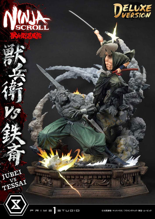 Ninja Scroll Ultimate Premium Masterline Series Statue 1/4 Jubei Versus Tessai Deluxe Bonus Version 101 cm 4582647120502