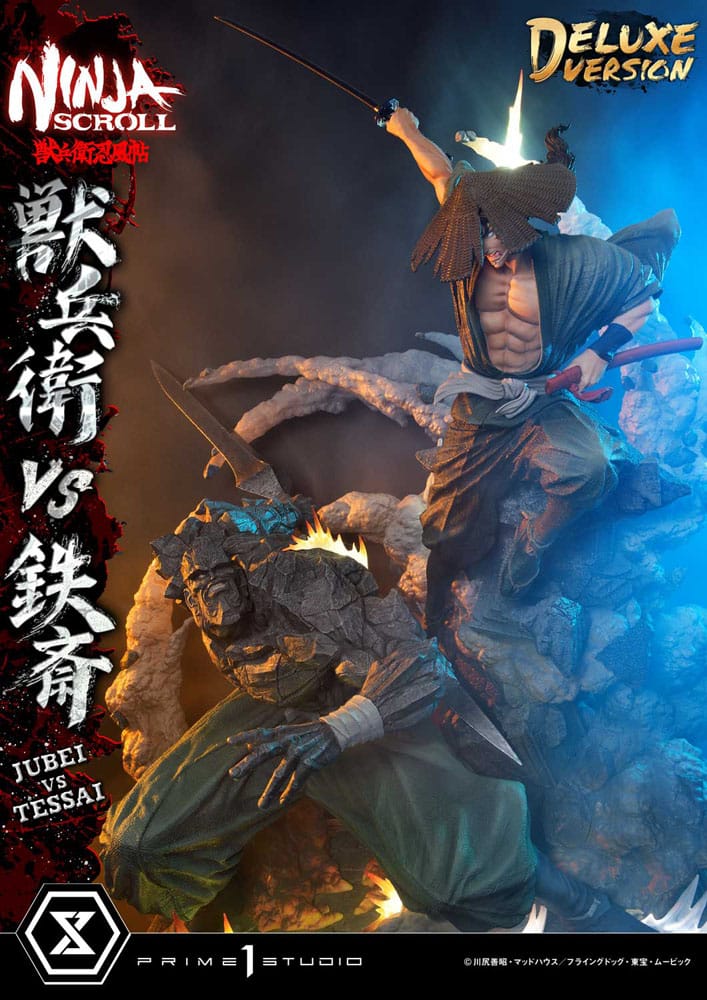 Ninja Scroll Ultimate Premium Masterline Series Statue 1/4 Jubei Versus Tessai Deluxe Bonus Version 101 cm 4582647120502