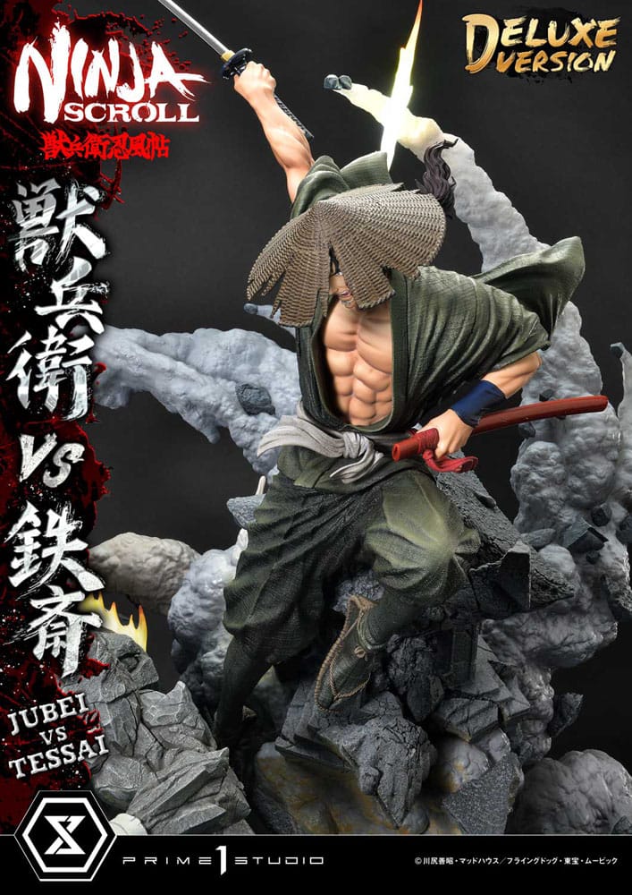 Ninja Scroll Ultimate Premium Masterline Series Statue 1/4 Jubei Versus Tessai Deluxe Bonus Version 101 cm 4582647120502