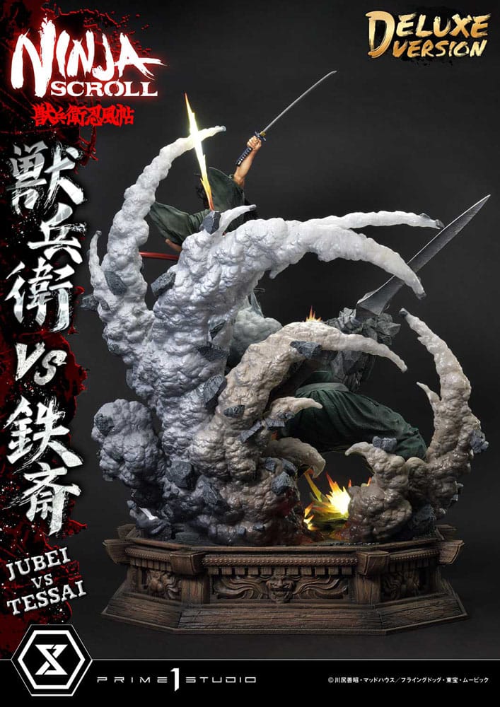 Ninja Scroll Ultimate Premium Masterline Series Statue 1/4 Jubei Versus Tessai Deluxe Bonus Version 101 cm 4582647120502