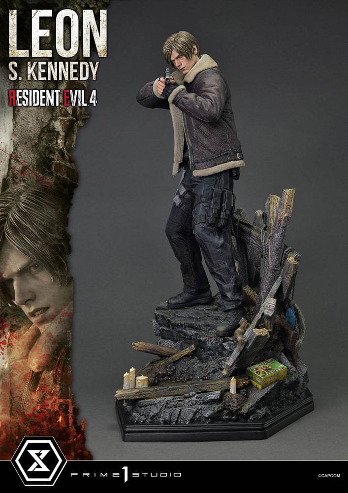 Resident Evil 4 Ultimate Premium Masterline Series Statue 1/4 Leon S. Kennedy Bonus Ver. 64 cm 4582647120908