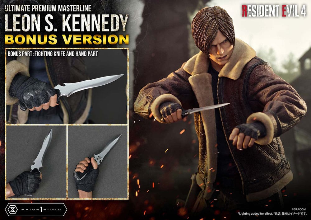 Resident Evil 4 Ultimate Premium Masterline Series Statue 1/4 Leon S. Kennedy Bonus Ver. 64 cm 4582647120908