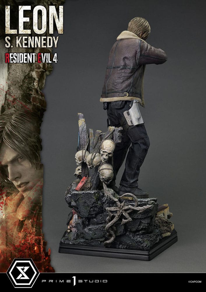 Resident Evil 4 Ultimate Premium Masterline Series Statue 1/4 Leon S. Kennedy Bonus Ver. 64 cm 4582647120908