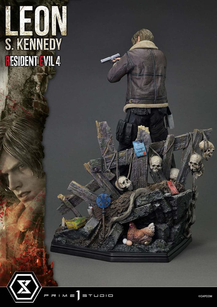 Resident Evil 4 Ultimate Premium Masterline Series Statue 1/4 Leon S. Kennedy Bonus Ver. 64 cm 4582647120908