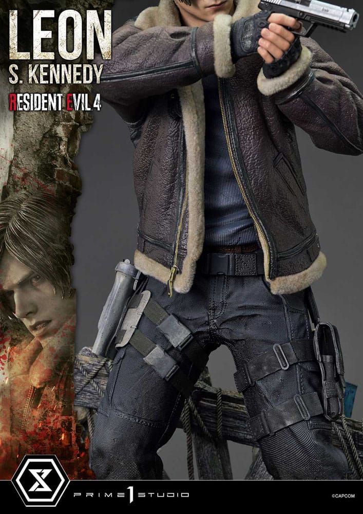 Resident Evil 4 Ultimate Premium Masterline Series Statue 1/4 Leon S. Kennedy Bonus Ver. 64 cm 4582647120908