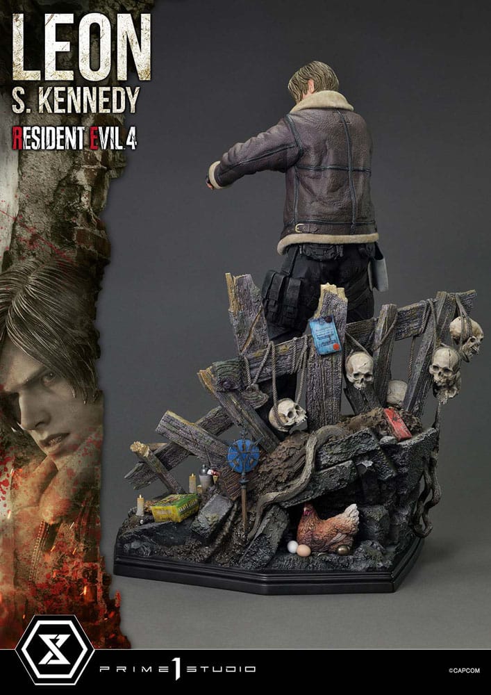 Resident Evil 4 Ultimate Premium Masterline Series Statue 1/4 Leon S. Kennedy Bonus Ver. 64 cm 4582647120908