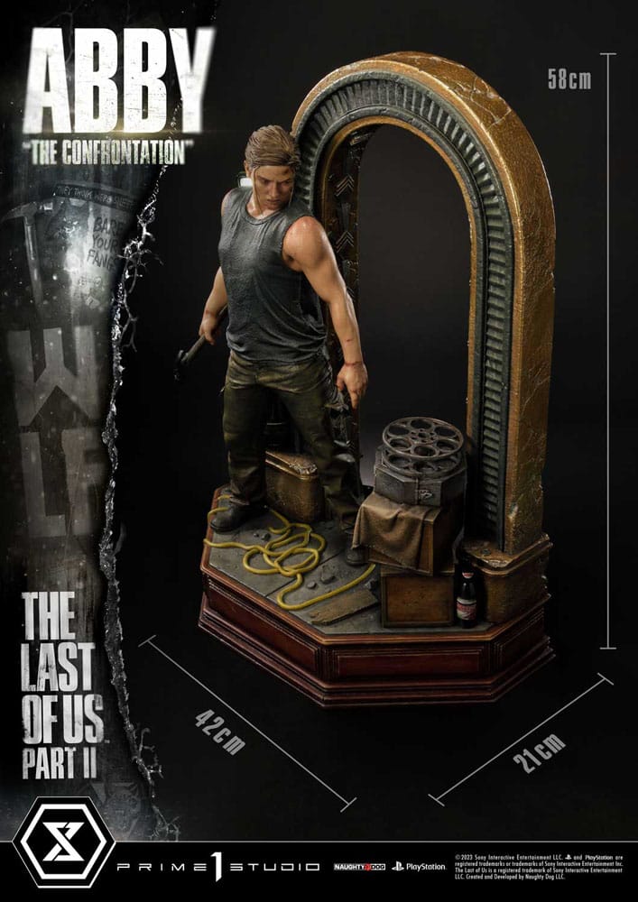 The Last of Us Part II Ultimate Premium Masterline Series Statue 1/4 Abby "The Confrontation" Bonus Version 58 cm 4580708046983