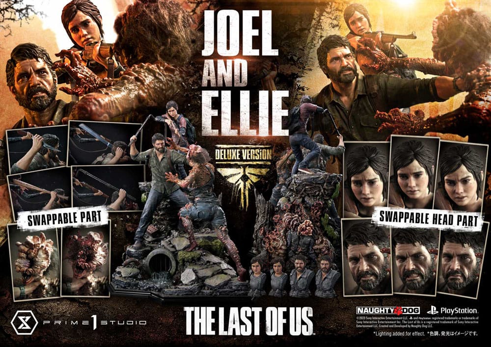 The Last of Us Part I Ultimate Premium Masterline Series Statue Joel & Ellie Deluxe Version (The Last of Us Part I) 73 cm 4580708048192