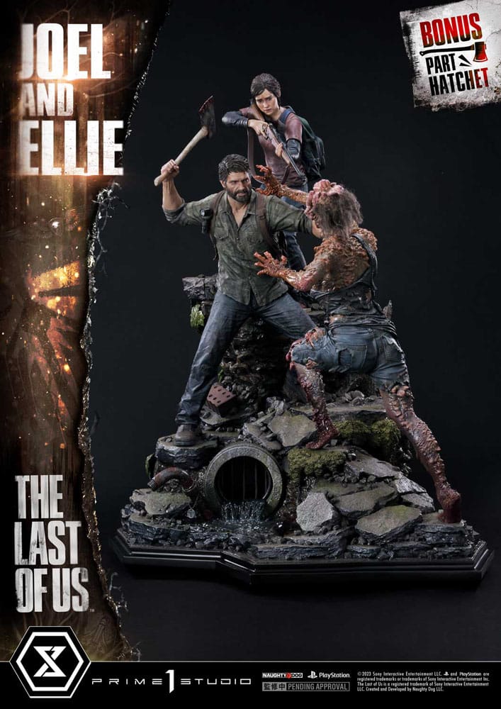 The Last of Us Part I Ultimate Premium Masterline Series Statue Joel & Ellie Deluxe Bonus Version (The Last of Us Part I) 73 cm 4580708048208