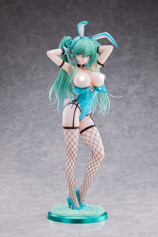 Original Character PVC Statue 1/4 Green Twin Tail Bunny-chan Fishnet Tights Ver. 43 cm 4897136260240