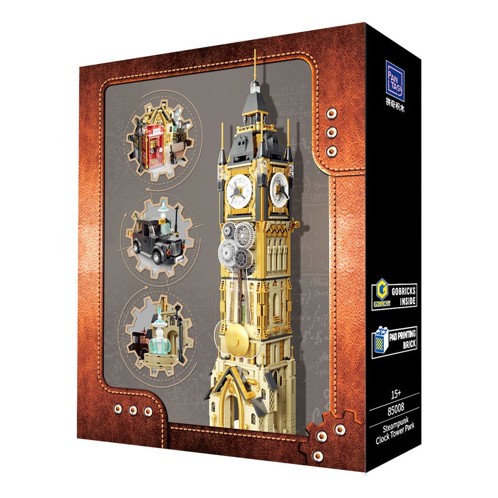 Original-Steampunk Series Construction Set Steampunk Clock Tower Park 58 cm 6973817321634