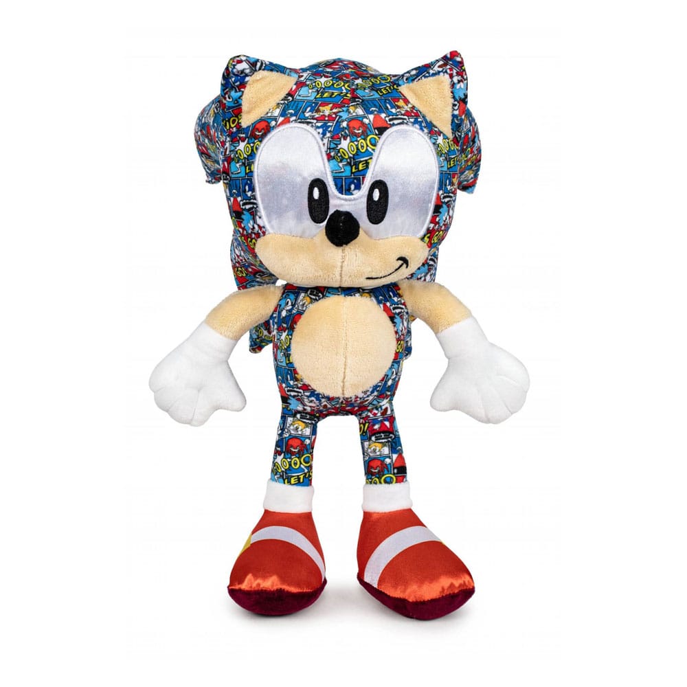 Sonic the Hedgehog Plush Figure Sonic Pop Comic 30 cm 8425611342066