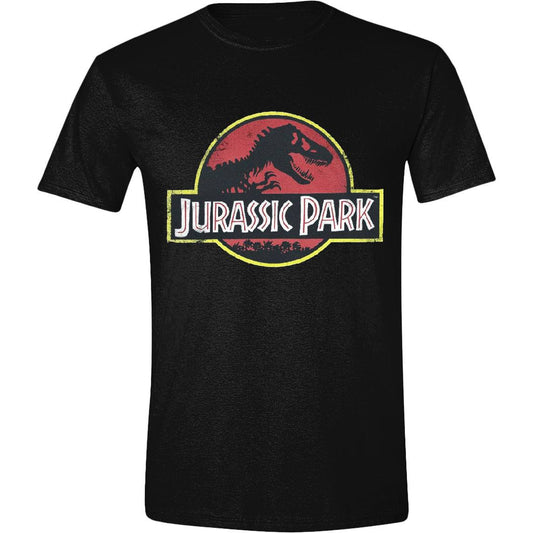 Jurassic Park T-Shirt Classic Logo Size M 5055139359494