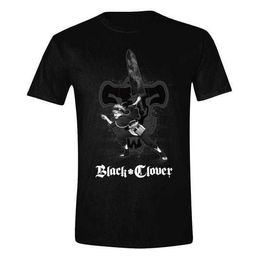 Black Clover T-Shirt Mono Clover Size L 5056318044736