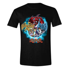 Yu-Gi-Oh! T-Shirt Group Shot Blue Vortex Size S 5056567106308