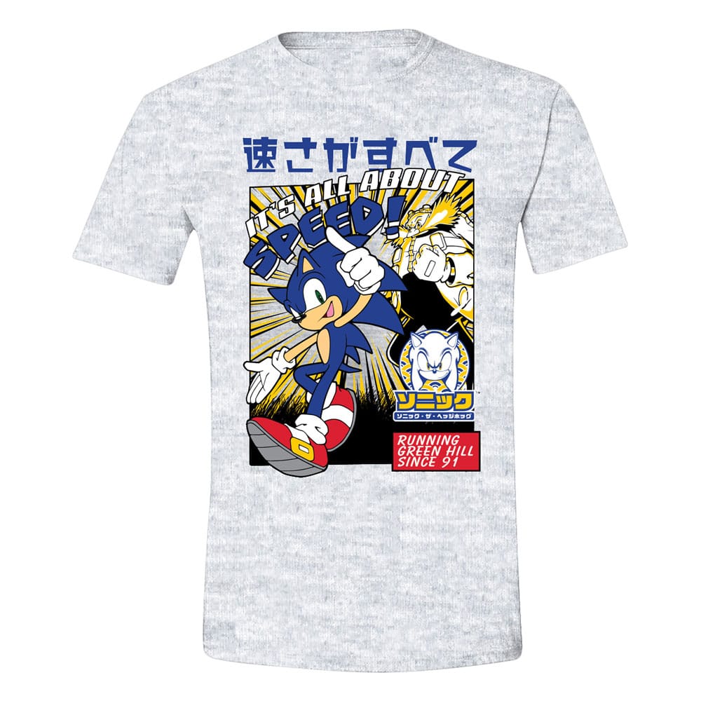 Sonic - The Hedgehog T-Shirt Sonic Comic Size S 8435073702544