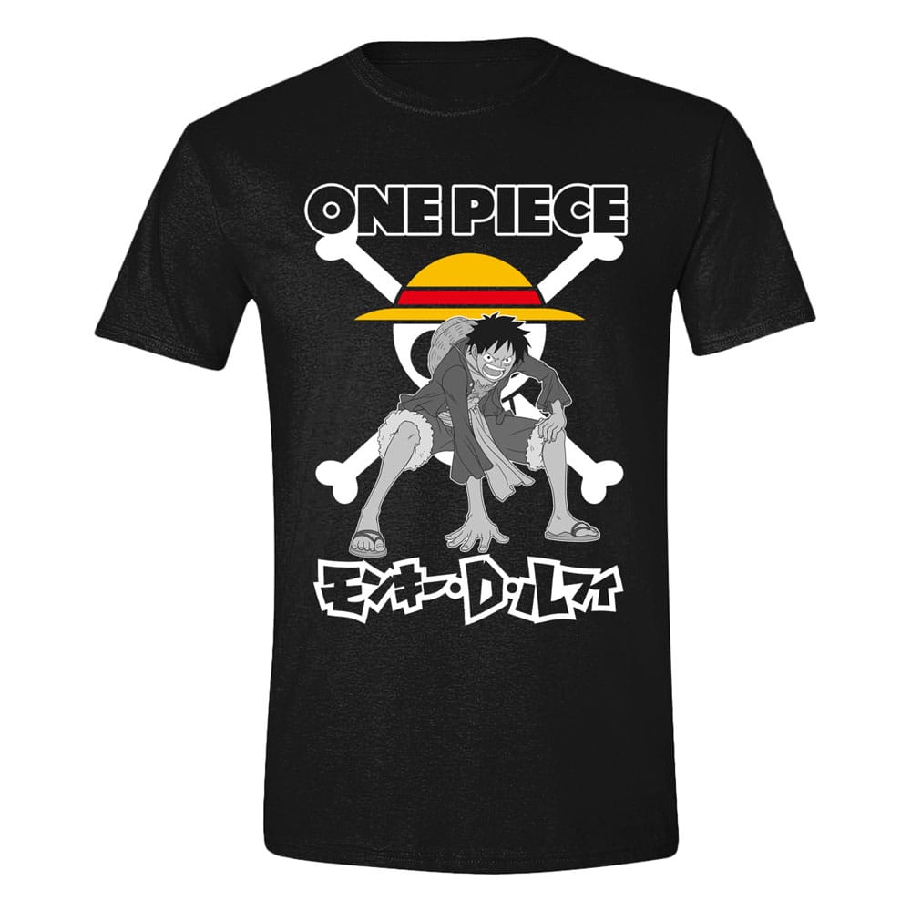 One Piece T-Shirt Luffy Skull  Size S 8435073716725