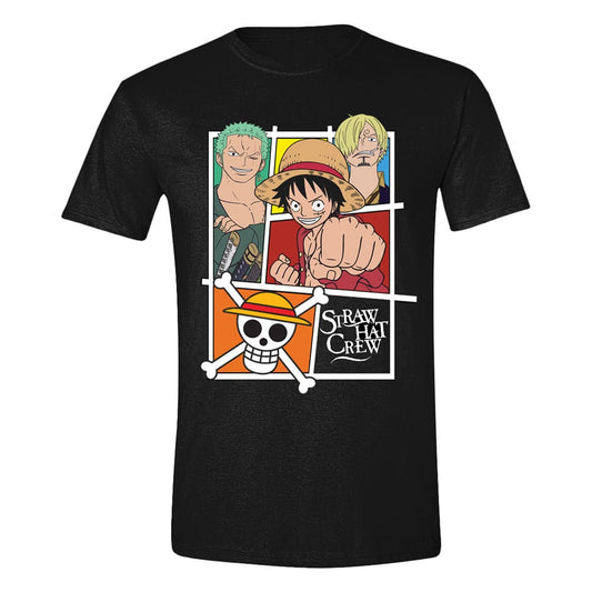 One Piece T-Shirt Straw Hat Crew Size S 8435073717043