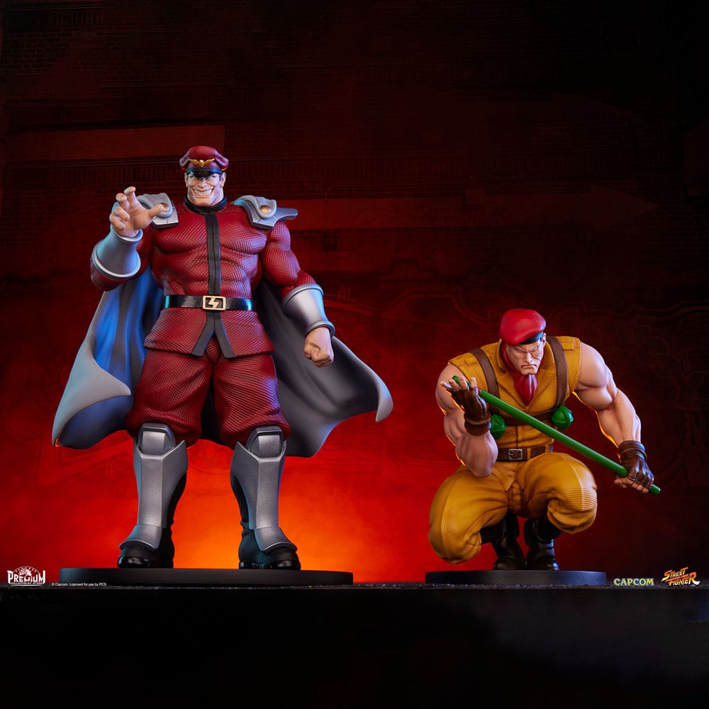 Street Fighter PVC Statues 1/10 M. Bison & Ro 0712179860643