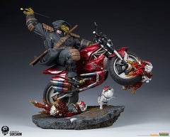 Teenage Mutant Ninja Turtles Statue 1/4 The Last Ronin On Bike 53 cm 0712179859418