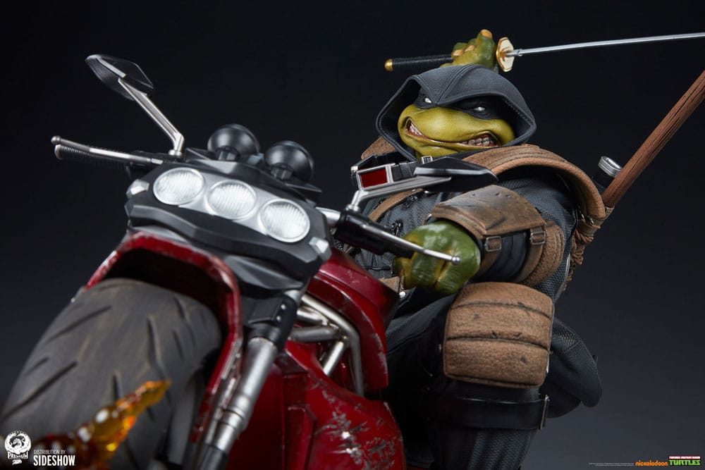 Teenage Mutant Ninja Turtles Statue 1/4 The Last Ronin On Bike 53 cm 0712179859418