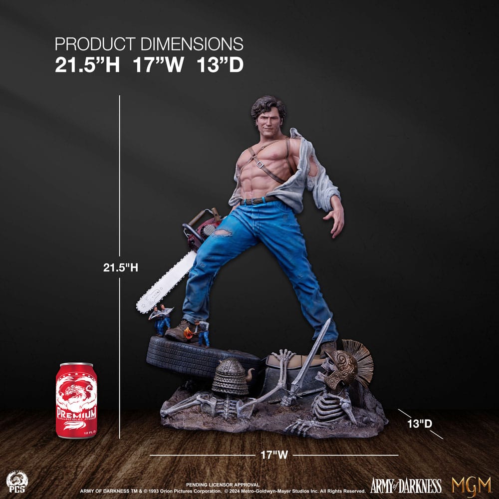 Army of Darkness Premier Series Statue 1/4 Ash 53 cm 0783214378812