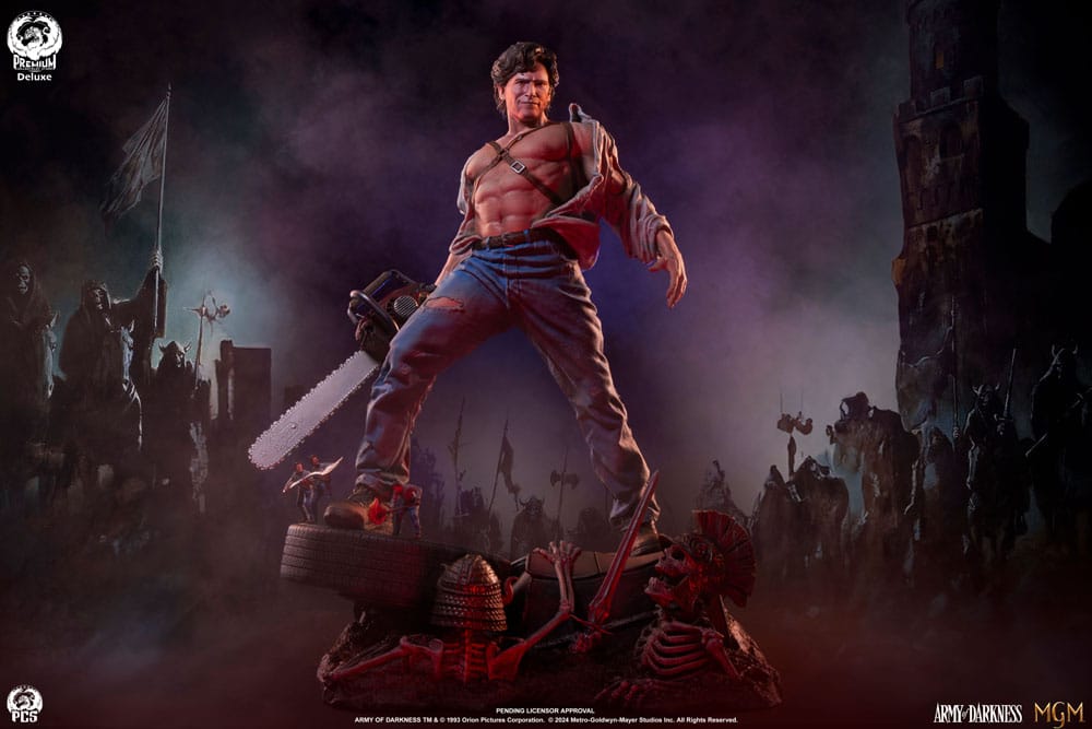 Army of Darkness Premier Series Statue 1/4 Ash Deluxe Edition 53 cm 0783214378829