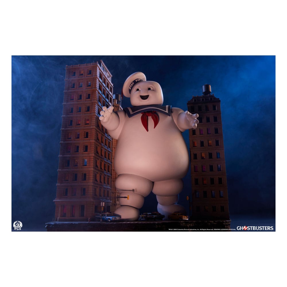 The Ghostbusters Diorama Statue Stay Puft Marshmallow Man Deluxe Edition 74 cm 0783214379055