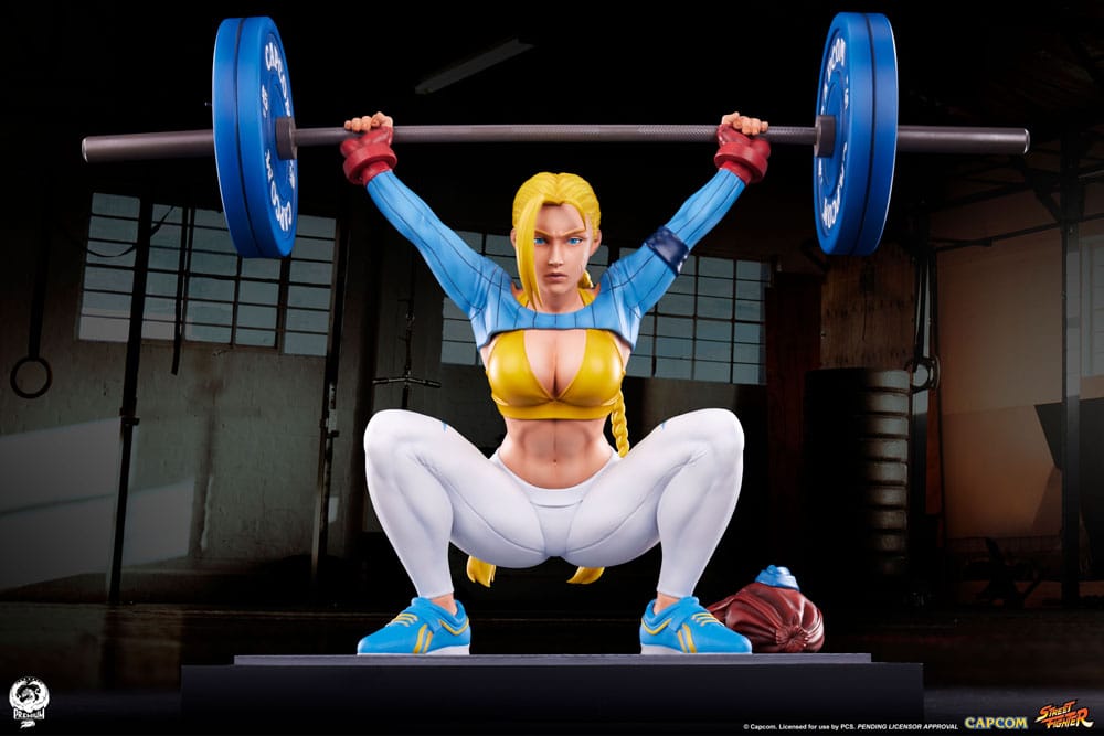 Street Fighter Premier Series Statue 1/4 Cammy: Powerlifting Alpha 41 cm 0783214378638