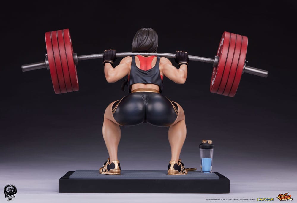 Street Fighter Premier Series Statue 1/4 Chun-Li Powerlifting (Battle Edition) 37 cm 0712179860162