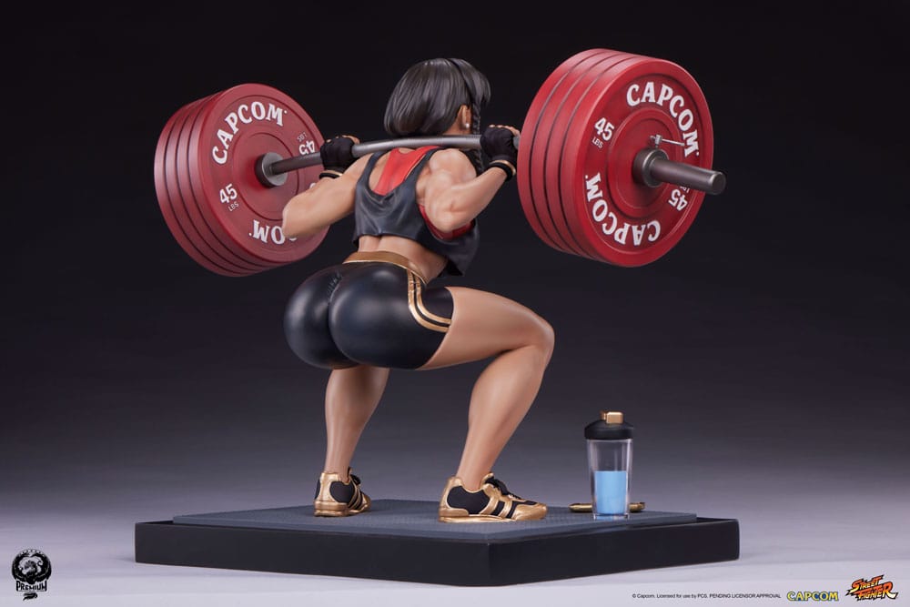 Street Fighter Premier Series Statue 1/4 Chun-Li Powerlifting (Battle Edition) 37 cm 0712179860162