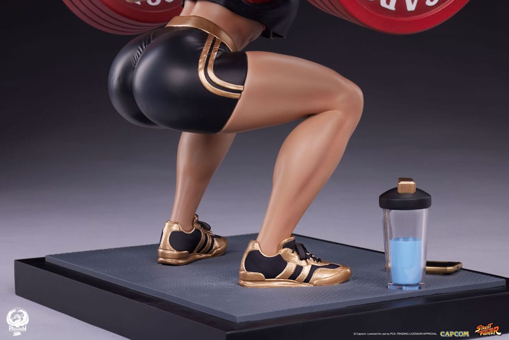 Street Fighter Premier Series Statue 1/4 Chun-Li Powerlifting (Battle Edition) 37 cm 0712179860162