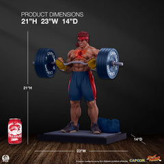 Street Fighter Premier Series Statue 1/4 Evil Ryu: Powerlifting 53 cm 0783214378324