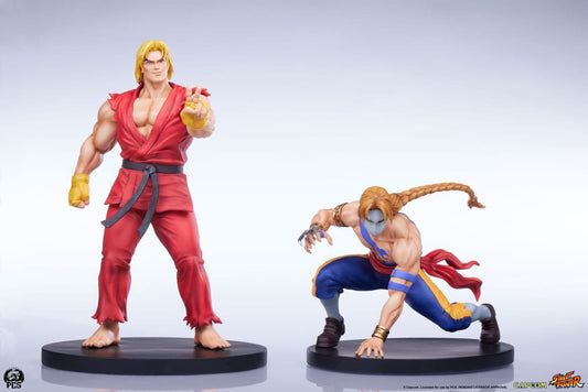 Street Fighter Street Jam Statuen 1/10 Ken & Vega Set 0783214378911