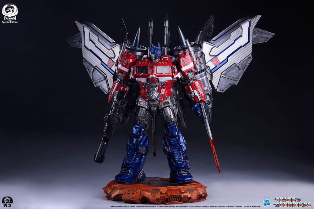 Transformers Museum Scale Statue Optimus Prime Jet Convoy Edition 87 cm 0783214379093